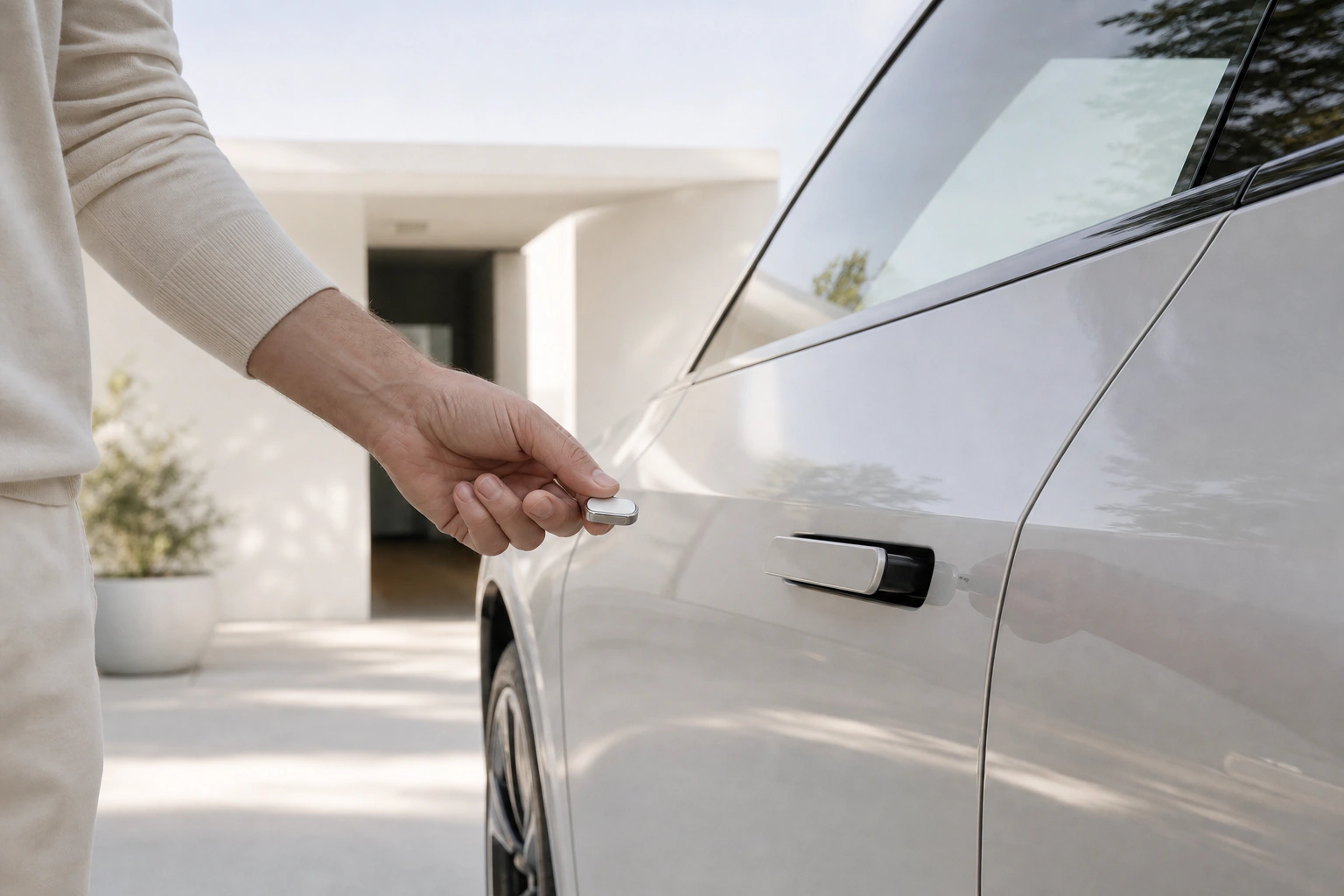 Presence Key unlocking a car