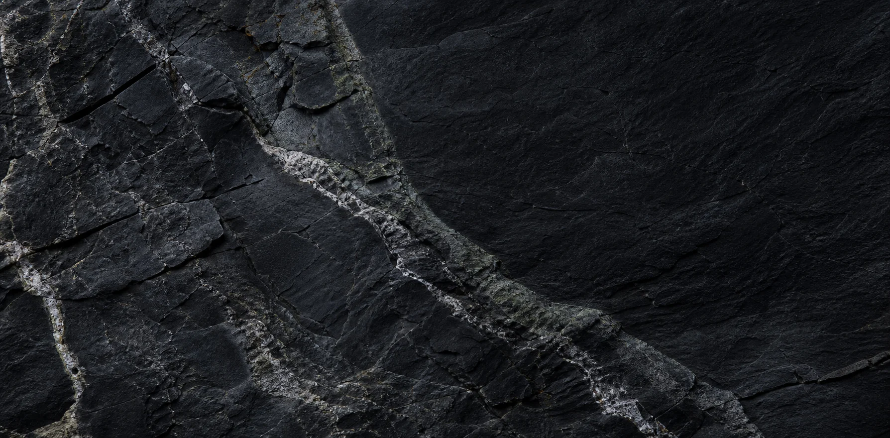 Basalt surface showing a distinctive physical structure