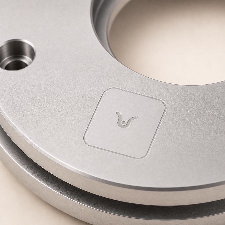 Detail of the conceptual trust point on the industrial component