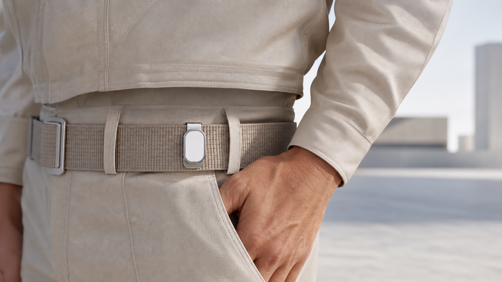 Presence Key worn by a field professional